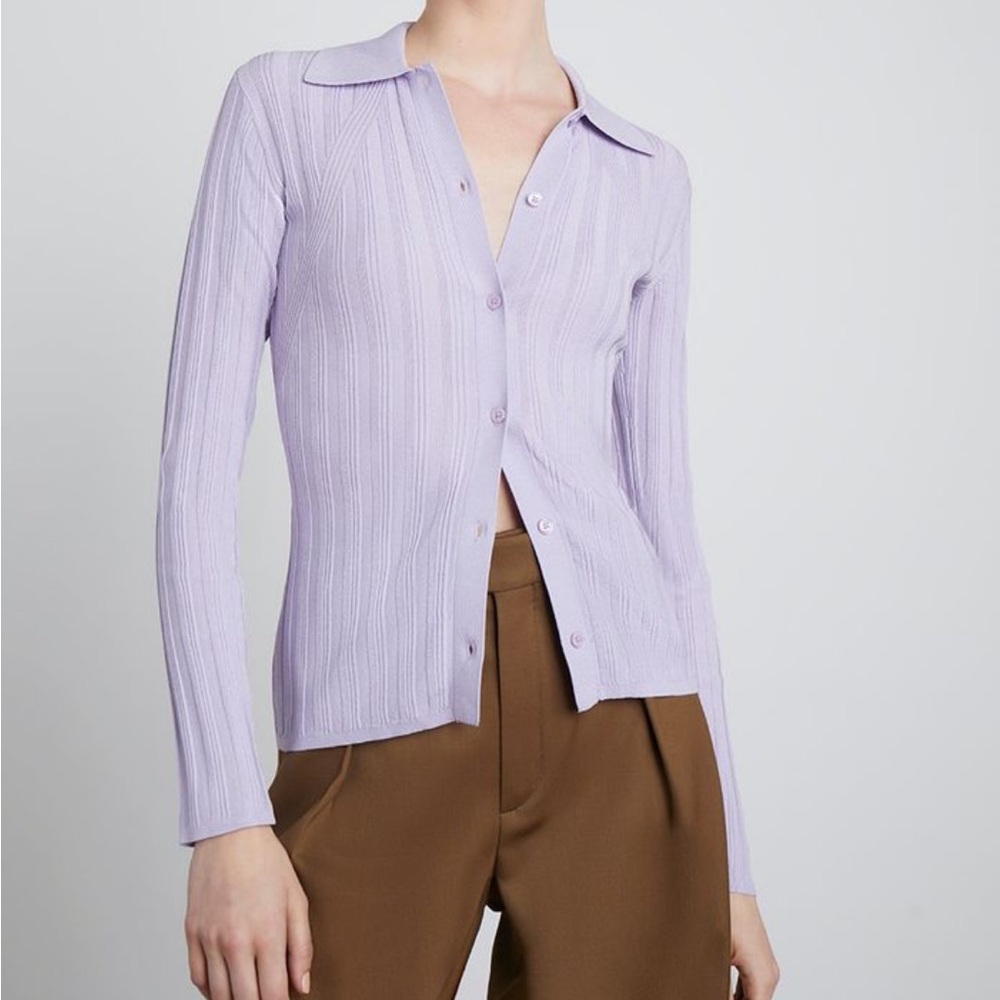 NWT : Who what wear 1X Pandora collared knit button-down